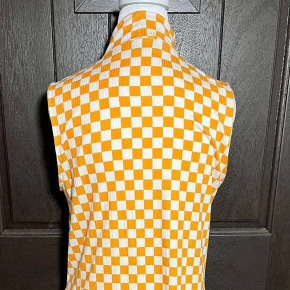 Dressed in Lala Gigi Sleeveless Ribbed Playsuit in Sunshine - Picture 4 of 6